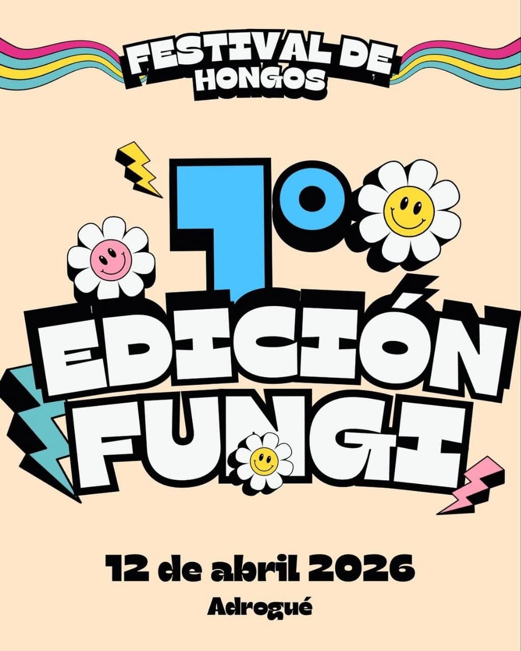 Festival de Hongos — Primera Edición · Adrogué, Buenos Aires · 12 de abril 2026