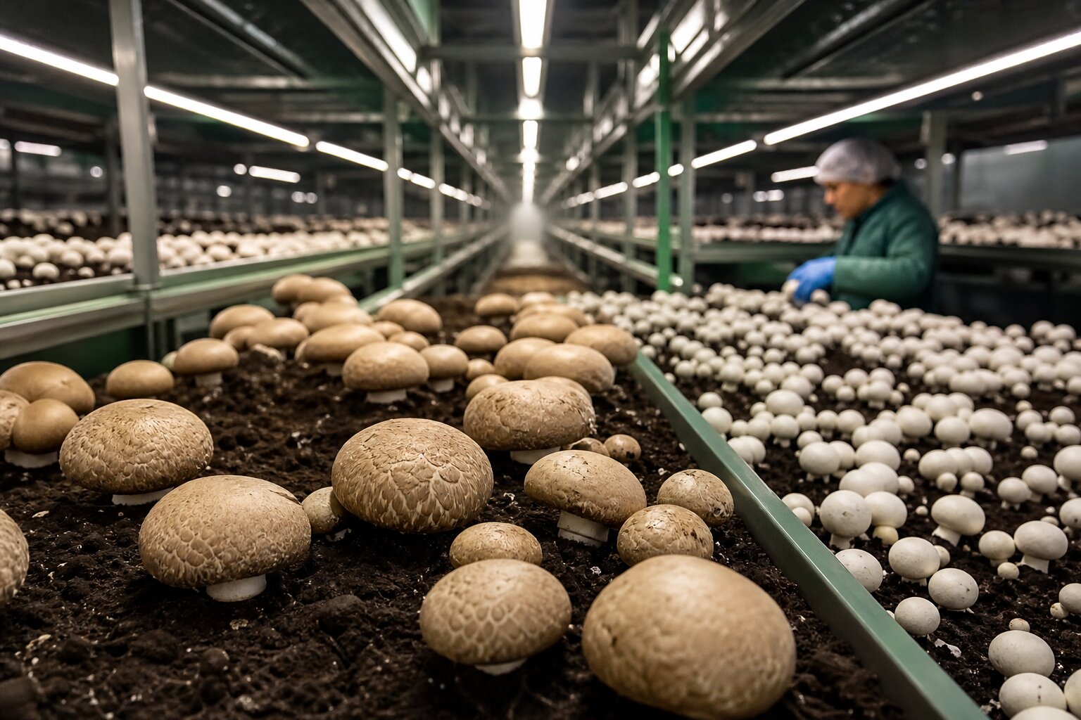 Hongos: cómo la tecnología multiplicó por tres la producción en la misma superficie